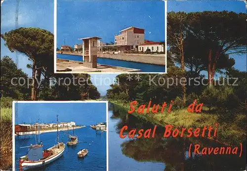 Casal Borsetti Fischerboote Ortsansichten
