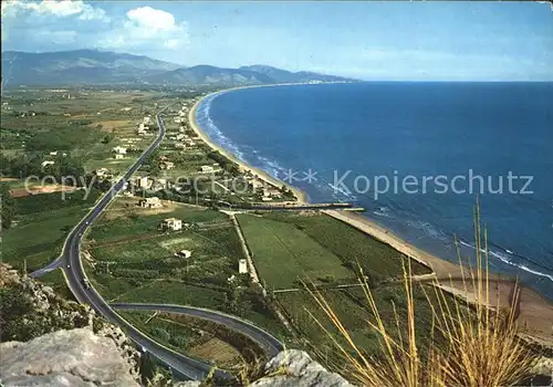 Terracina Costa Azzurra Via Flacca Blaukueste Flacca Strasse