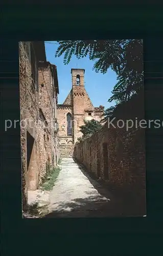 San Gimignano Vicolo S. Agostino Sankt Augustinsgasse