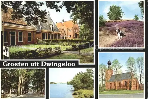 Dwingeloo Heidelandschaft Kirche Haeuser Kat. Westerveld