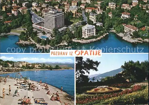 Opatija Istrien Strand Haeuser See