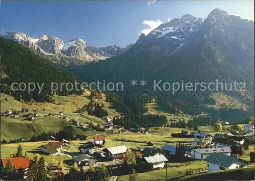 Mittelberg Kleinwalsertal Tobel Wildental Kat. Oesterreich