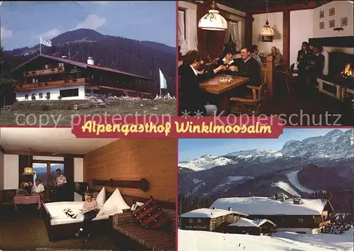 Winklmoos Winkelmoos Alpengasthof Hamberger Kat. Reit im Winkl