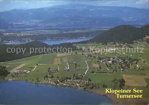 Turnersee Klopeiner See Luftaufnahme Kat. St. Kanzian am Klopeiner See