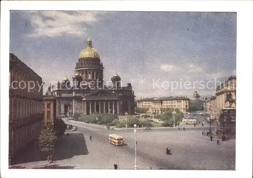 Leningrad St Petersburg Katherale Isaaksplatz Kat. Russische Foederation