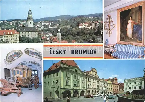 Krumlov Schloss Ansichten Kat. Tschechische Republik