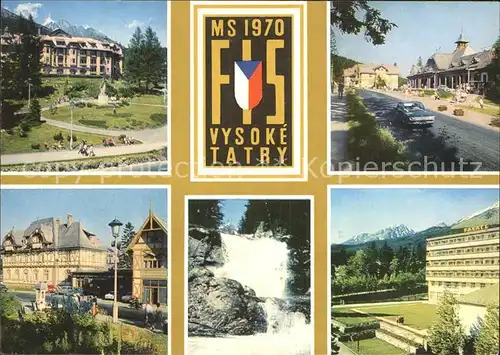 Stary Smokovec Hohe Tatra Wasserfall Palace  Kat. Slowakische Republik
