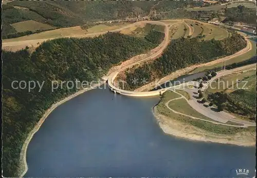 Esch-sur-Sure Fliegeraufnahme barrage Haute-Sure / Esch-sur-Sure /Diekirch