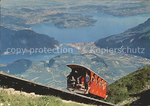 Luzern LU Stanserhornbahn Vierwaldstaettersee  Kat. Luzern