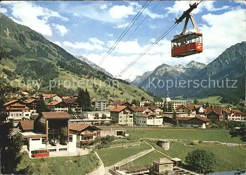 Klosters GR Silvrettagruppe Seilbahn  Kat. Klosters