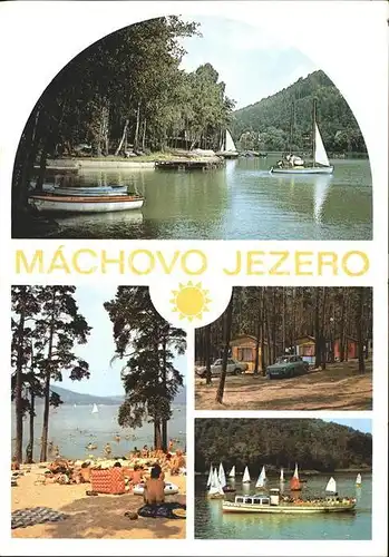 Machovo Jezero Zotavene Cechach Kat. Tschechische Republik