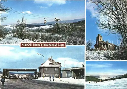 Krusne Hory Hrebenova cesta Komari vizku Kat. Tschechische Republik