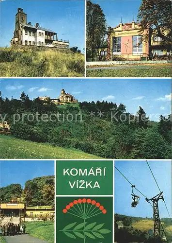 Krusne Hory Komari Vizka Hotel Sesselbahn Kat. Tschechische Republik