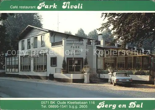 Berg en Dal Cafe Restaurant Park Tivoli Kat. Niederlande