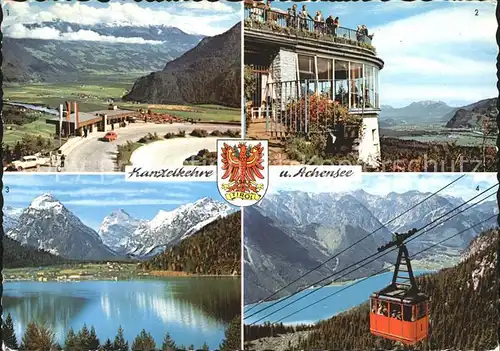 Kanzelkehre Tirol Achensee Kaisergebirge Rafanseilbahn  Kat. Wiesing Schwaz