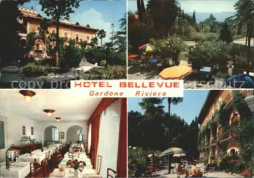 Gardone Riviera Lago di Garda Hotel Bellevue Kat. Italien