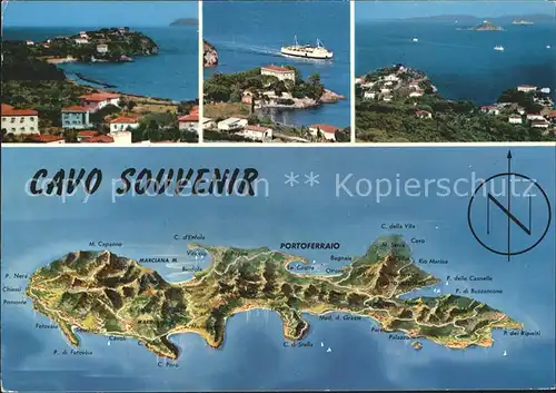 Cavo Isola d Elba Inselansicht Kat. Italien