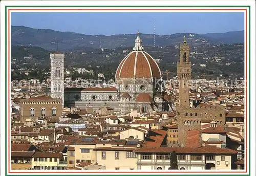 Firenze Toscana La Cattedrale di Santa Maria del Fiore Palazzo Vecchio Kat. Firenze