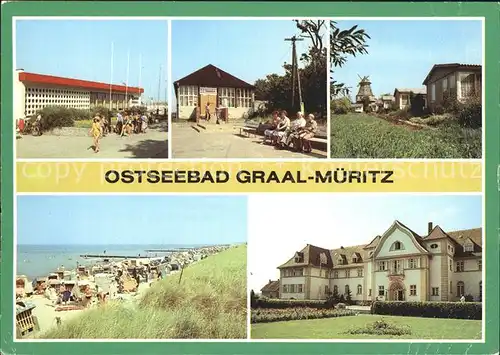 Graal Mueritz Ostseebad Promenade Strand Kurhaus Kat. Seeheilbad Graal Mueritz