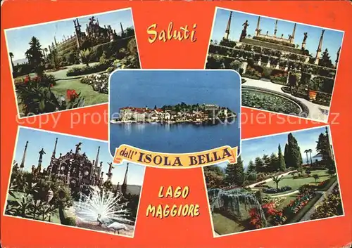 Isola Bella Lago Maggiore Palazzo Borromeo Borromaeische Inseln Kat. Lago Maggiore