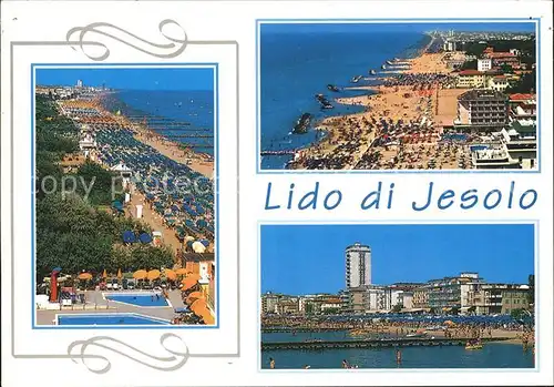 Jesolo Strand Stadtansicht