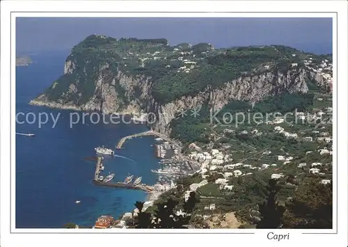 Capri Isola Panorama Marina Grande Hafen Kat. Golfo di Napoli