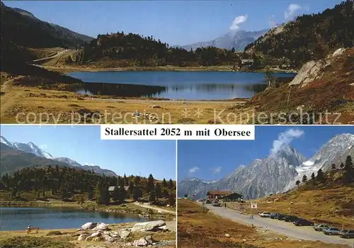 Suedtirol Stallersattel Grenzuebergang Oberseehuette Obersee Hochgall Wildgall Kat. Italien