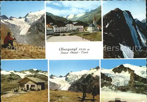 Obergurgl Soelden Tirol Wanderer Huetten Berge  Kat. Soelden oetztal