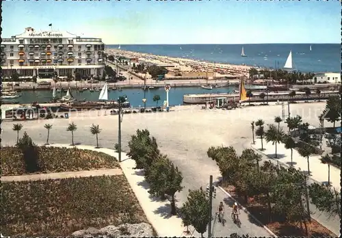 Riccione Strand Hafen 