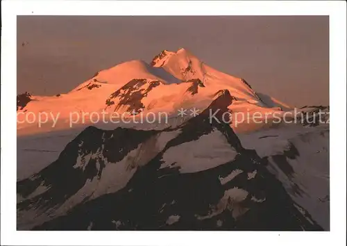 Wildspitze Sonnenaufgang Gebirgspanorama Kat. St Leonhard Pitztal oetztaler Alpen