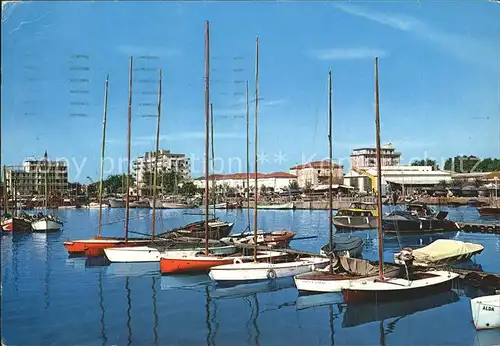 Milano Marittima Bacino Dock Segelboote Kat. Cervia