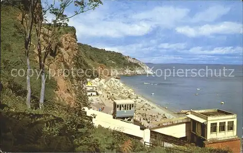 Oddicombe Cliff Railway and Beach Coast