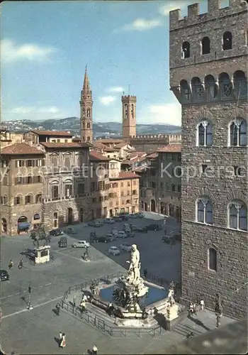 Firenze Toscana Piazza Signoria Monumento Kat. Firenze