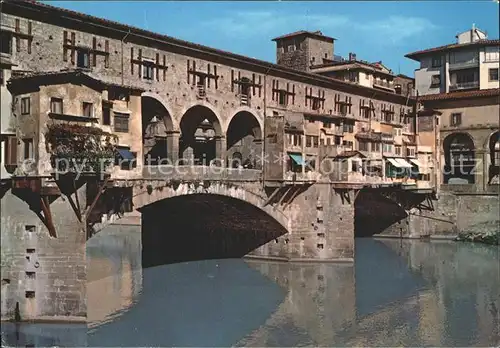 Firenze Toscana Ponte Vecchio Alte Bruecke Arno Kat. Firenze
