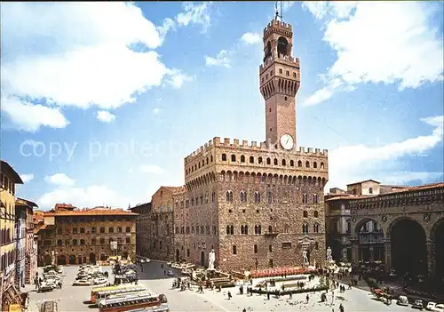Firenze Toscana Piazza della Signoria Kat. Firenze