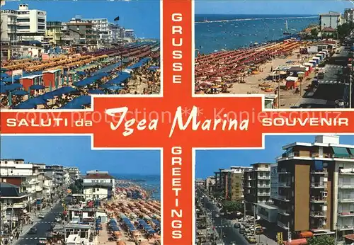 Igea Marina Spiaggia Strand Hotels Strandpromenade Kat. Bellaria Igea Marina