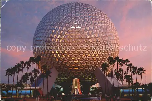 Disney World Spaceship Earth Geosphere  / Lake Buena Vista /