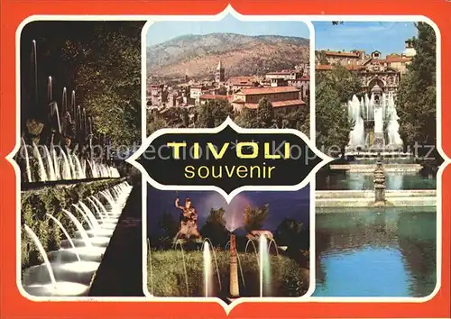 Tivoli Villa d Este Wasserspiele Kat. Italien