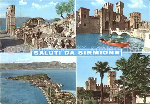 Sirmione Roemische Ruinen Schloss