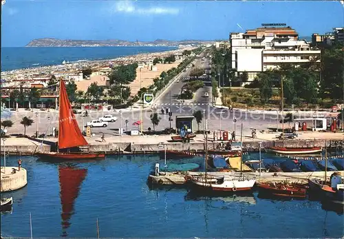 Riccione Lungomare Strandpromenade Hafen