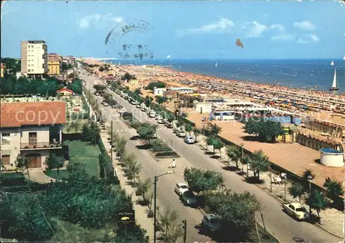 Riccione Lungomare Spiaggia Strandpromenade Strand