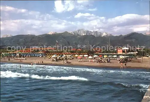 Forte dei Marmi Mare e Monti Meer Strand Berge Kat. Italien