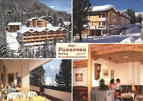 Arosa GR Hotel Panarosa Wintersportplatz Alpen Kat. Arosa