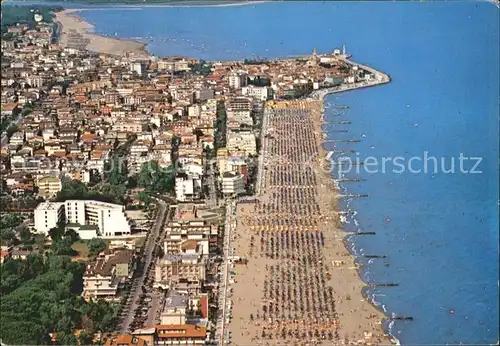 Caorle Venezia Spiaggia di Ponente veduta aerea Kat. Italien