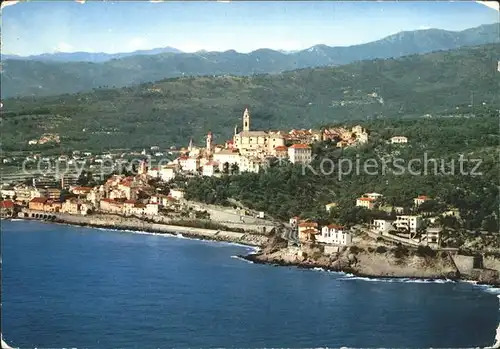 Cervo Panorama Riviera dei Fiori veduta aerea Kat. Italien