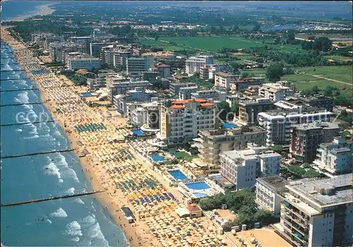 Lido di Jesolo Panorama dall aereo / Italien /