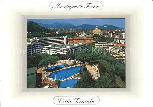 Montegrotto Terme Panorama Citta Termale Swimming Pool Kat. 