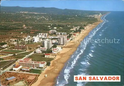 Tarragona Vendrell San Salvador Playa vista aerea Kat. Costa Dorada Spanien
