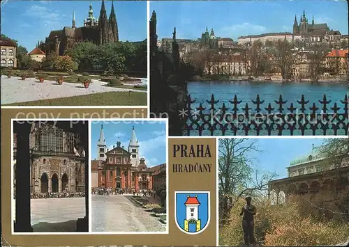 Praha Prahy Prague Prager Burg Moldau Veitsdom Kathedrale / Praha /