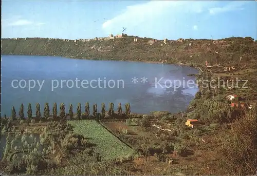 Castelgandolfo Latium Il lago e panorama